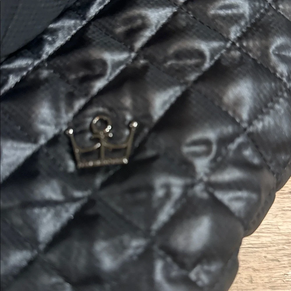 Oliver Thomas Quilted Tennis Tote Bag – Black white - Picture 3 of 8